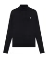 Balmain Turtleneck Sweater In Black
