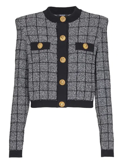 BALMAIN BALMAIN TWEED CARDIGAN