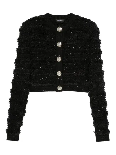 BALMAIN BALMAIN TWEED CARDIGAN