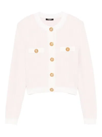 BALMAIN TWEED CARDIGAN