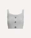 Balmain Cotton Blend Top Button Embellishments