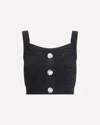 Balmain Black Tops - Vests & Tank Tops Women In Black
