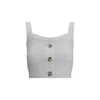 Balmain Cotton Blend Top Button Embellishments In Gray