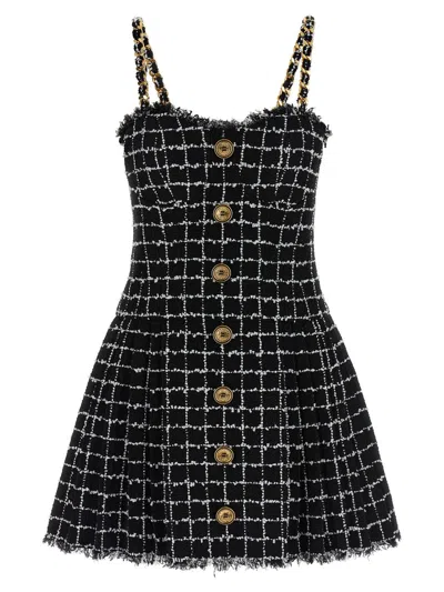 BALMAIN BALMAIN TWEED DRESS