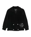 Balmain Tweed-embellished Jacket In Black