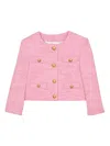 Balmain Tweed Jacket In Pink