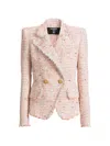 Balmain Tweed Jacket With 2 Buttons In Multi