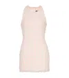 Balmain Tweed Mini Dress - Women's - Cotton/polyamide/acrylic/viscoseviscosecotton In Neutral