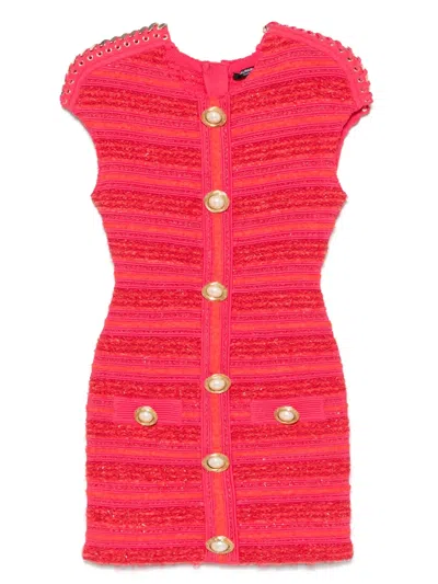 BALMAIN TWEED MINI DRESS