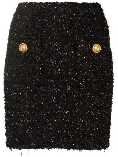BALMAIN BALMAIN TWEED MINI SKIRT