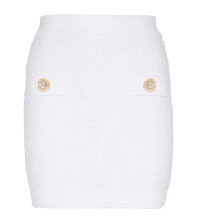 Balmain Tweed Mini Skirt