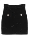 Balmain Tweed Mini Skirt