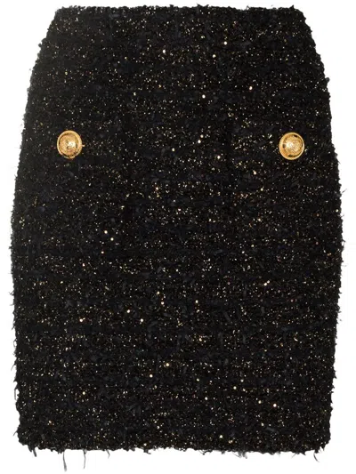BALMAIN BALMAIN TWEED MINI SKIRT