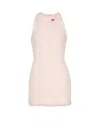 Balmain Tweed Short Dress In Pink