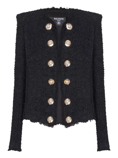 BALMAIN BALMAIN TWEED SHORT JACKET