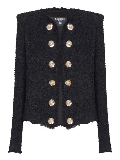 BALMAIN BALMAIN TWEED SHORT JACKET