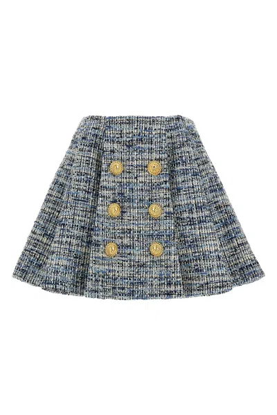 BALMAIN BALMAIN TWEED SKIRT