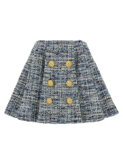 BALMAIN TWEED SKIRT