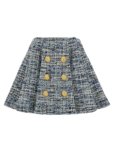 BALMAIN BALMAIN TWEED SKIRT