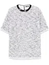 Balmain Tweed Top In White