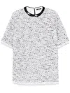 Balmain Tweed Top In White