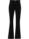 Balmain Women's Bootcut Pants In Black