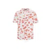 Balmain Twill Pyjama Shirt With Kiss Print