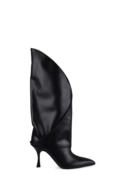 Balmain Twist Heeled Boots