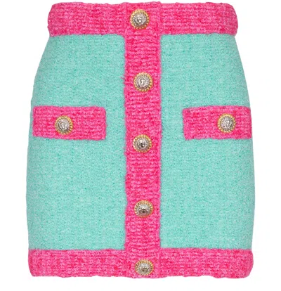 Balmain Skirt In Multicolor