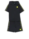 BALMAIN TWO PIECE JUMPSUIT WITH LOGO