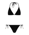 Balmain Logo-detailing Bikini In Black