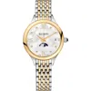 Balmain Two-tone Diamond Moon Phase Bracelet Watch, 31mm In Stainless Steel/yellow