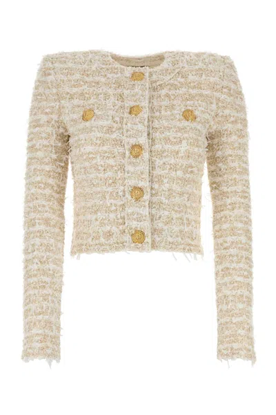 BALMAIN LUREX TWEED BLAZER