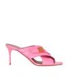 Balmain Patent Leather Pumps With Stiletto Heel In Pink
