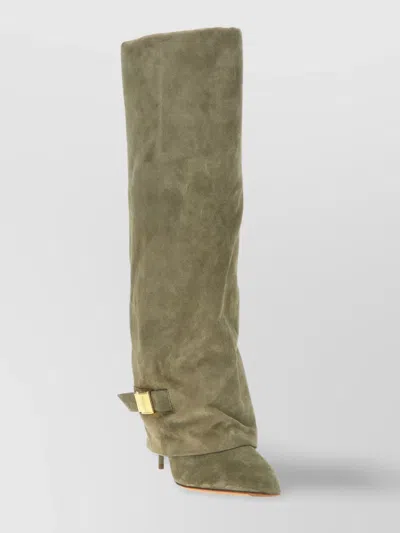 Balmain Uma Boots In Green