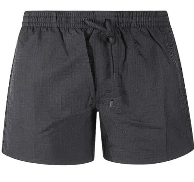 Balmain Man Swim Trunks Midnight Blue Size M Polyamide