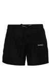 Balmain Swimwear With Elastic Waistband And Pockets In Black