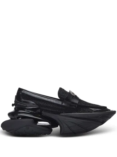 Balmain Unicorn Loafers In Black