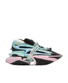 Balmain Unicorn Logo Low Upper Board Shoes In White