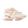 Shop Balmain Unicorn Low Sneakers -  - Leather - Yellow