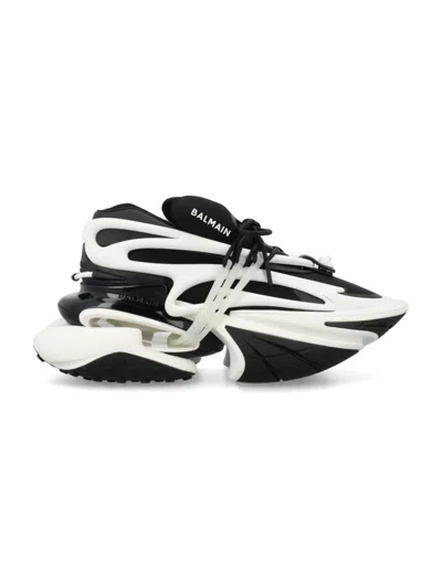 BALMAIN UNICORN LOW-TOP SNEAKERS BLACK
