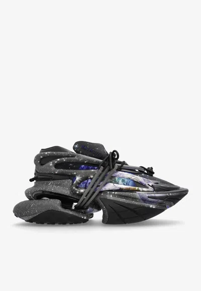 Balmain Unicorn Printed Low-top Sneakers