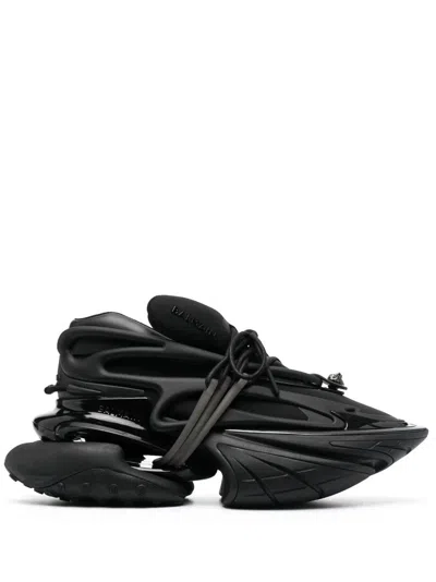 関税送料込◆BALMAN◆UNICORN-NEOPRENE&CALF スニーカー 黒 三越伊勢丹 | BALMAIN/バルマン_men通販 | UNICORN LOW