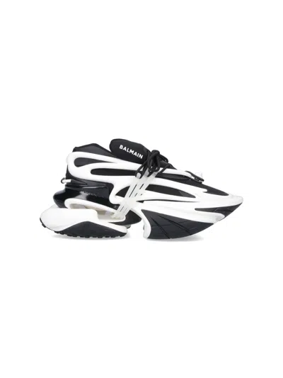 Balmain Unicorn Sneakers In Black