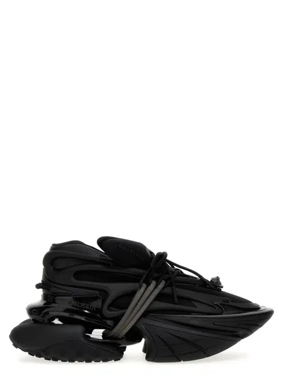 Balmain 'unicorn' Sneakers In Black