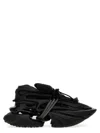 Balmain Neoprene And Leather Low-top Unicorn Sneakers In Black