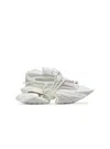 Balmain Unicorn Sneakers In Neoprene And Leather In White