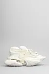 BALMAIN UNICORN SNEAKERS IN WHITE LEATHER