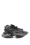 Balmain Unicorn Trainers In Two-tone Neoprene And Leather In Multi