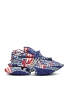 Balmain Unicorn Alphabet Pattern Low Upper Shoes In Fantasy